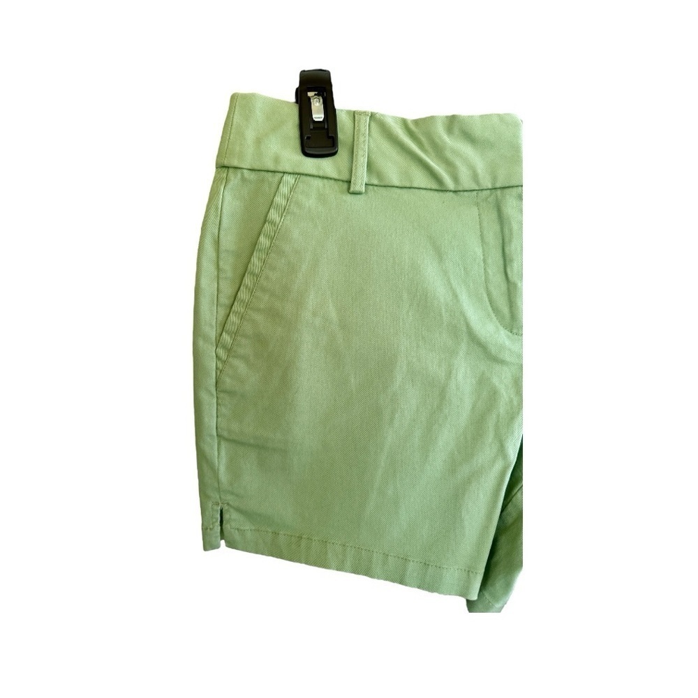 ANN TAYLOR LOFT, NWOT, THE RIVIERA SHORT. GREEN, FLAT FRONT, BELT LOOPS. SIZE 4 - Picture 3 of 8